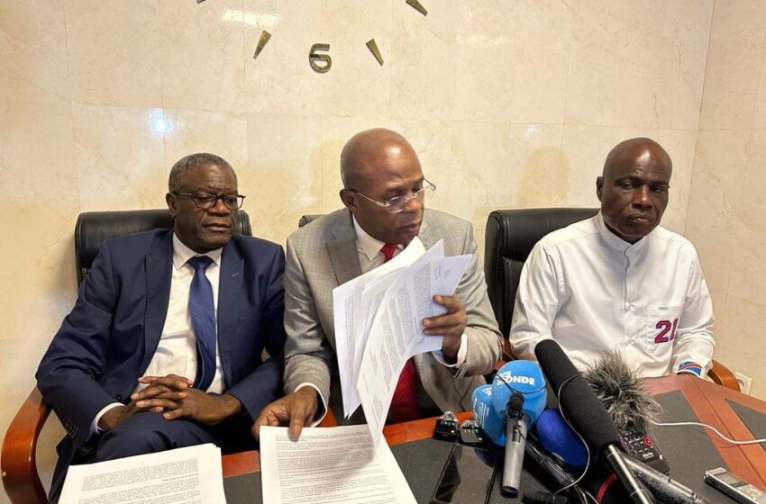  Présidentielle 2023: Fayulu, Mukwege et d’autres candidats de l’opposition portent plainte contre Denis Kadima et Peter Kazadi pour plusieurs griefs 