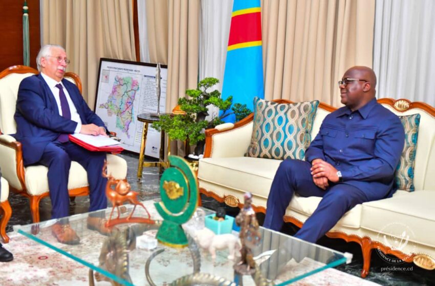  RDC : Reçu par Félix Tshisekedi, André Flahault réaffirme le soutien de la Belgique à la RDC