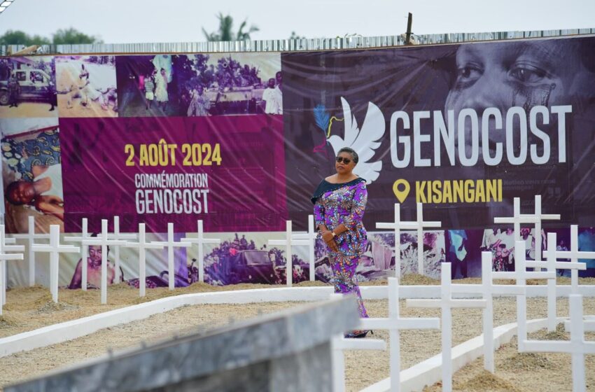  GENOCOST à Kisangani : « Ensemble nous surmonterons ces épreuves » ( Judith Suminwa)