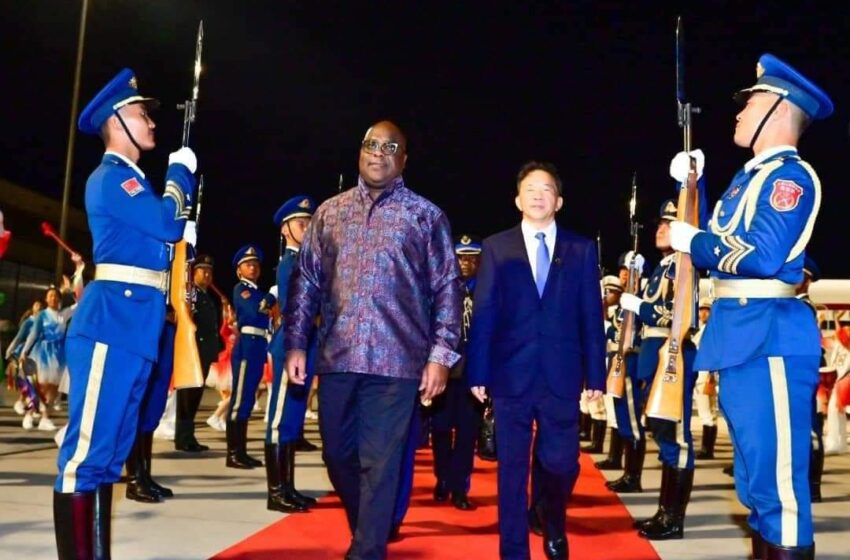  RDC-Chine : Félix Tshisekedi à Beijing pour le Forum Chine-Afrique 2024