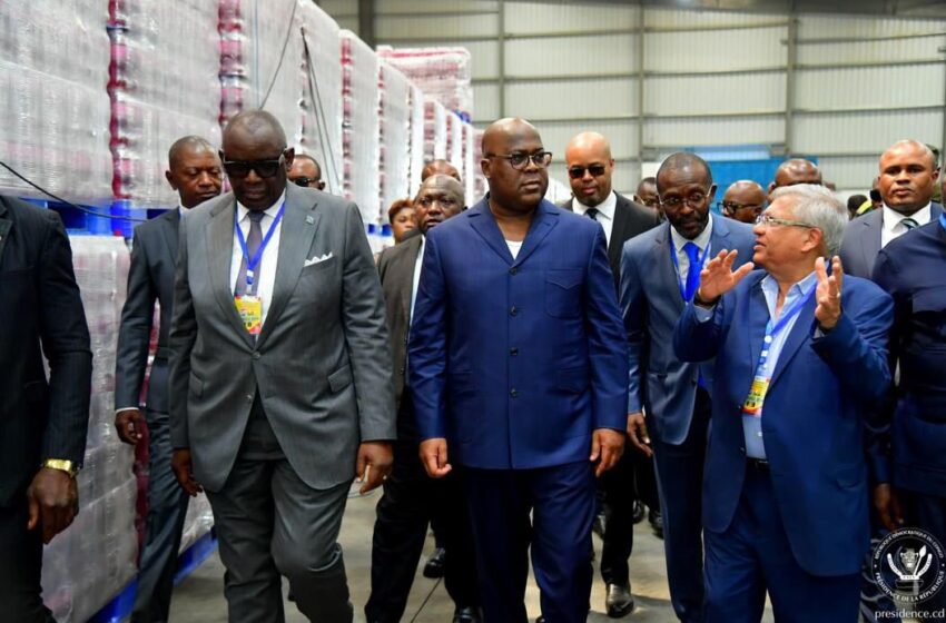  RDC : Félix Tshisekedi inaugure une usine de production de Pepsi