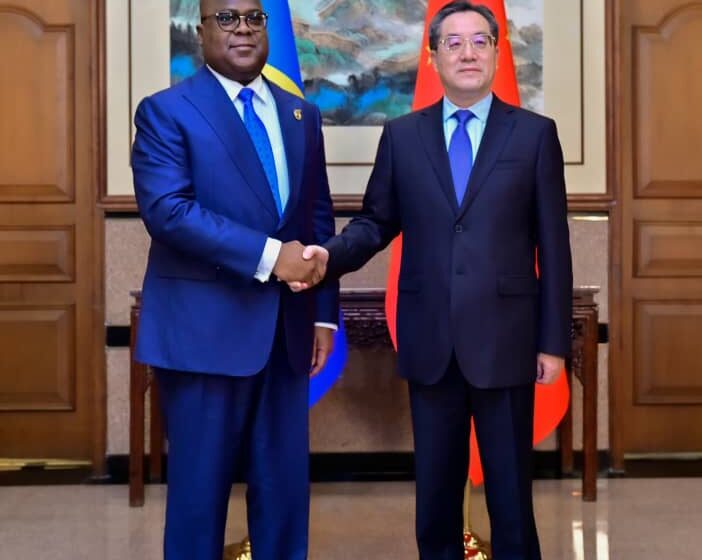  Diplomatie : En chine, Félix Tshisekedi réitéré sa volonté d’étendre le partenariat sino-congolais dans les secteurs agricole et industriel